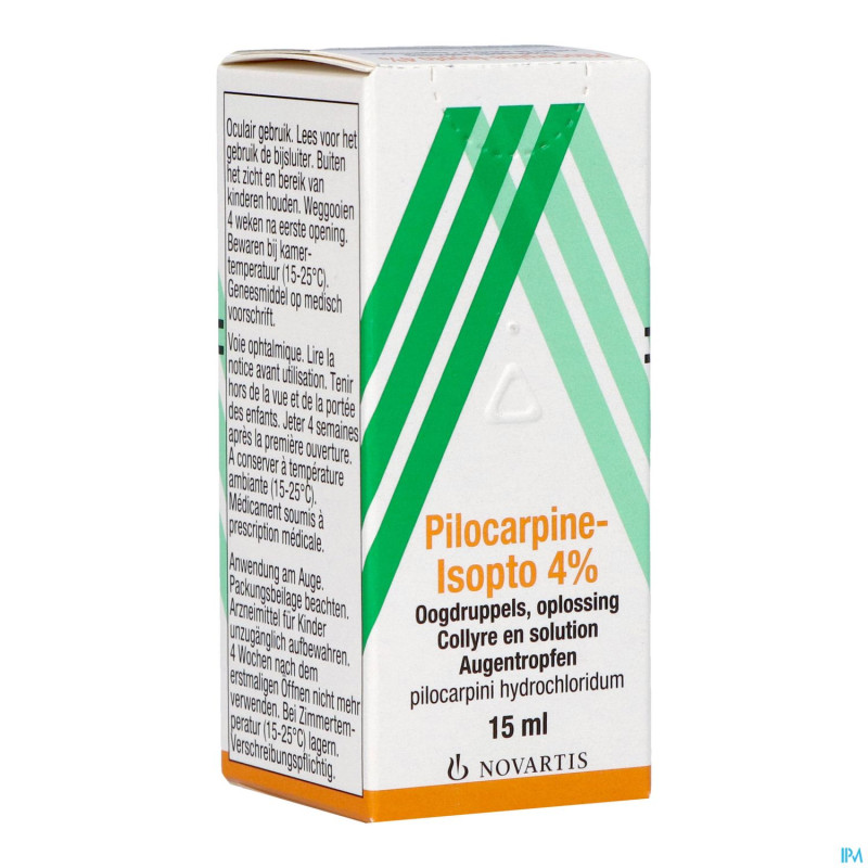 Pilocarpine-isopto 4% collyre sol 15ml