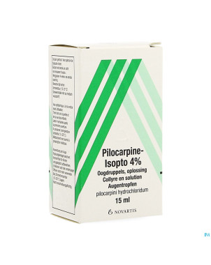 Pilocarpine-isopto 4% collyre sol 15ml
