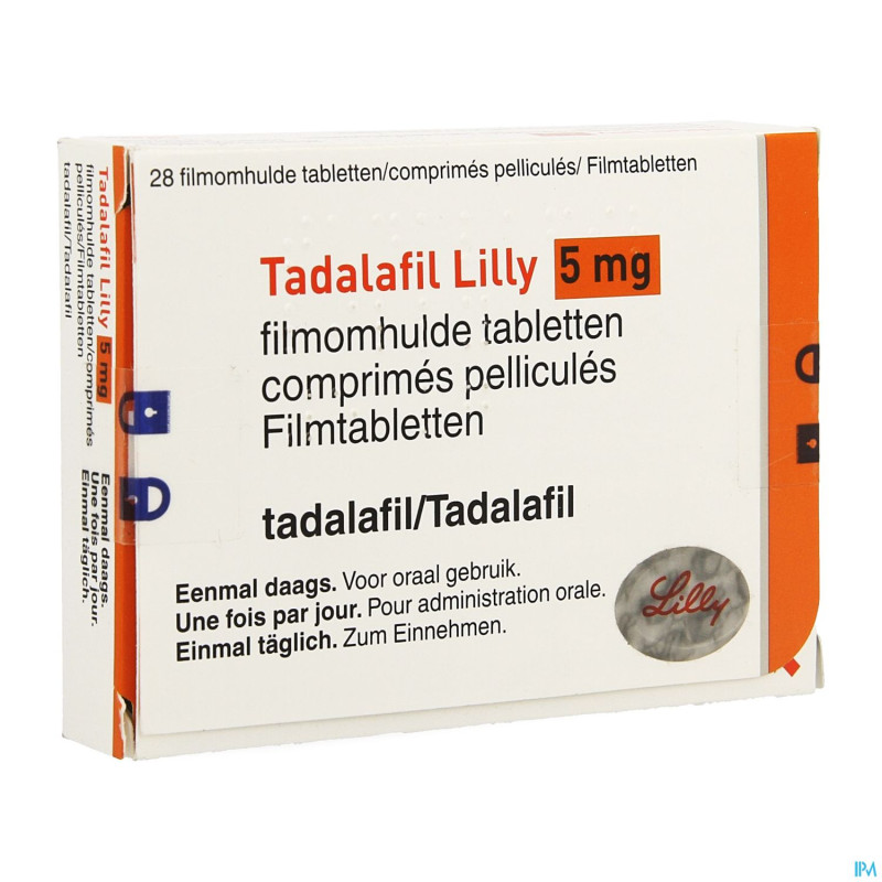 Tadalafil lilly  5mg comp pell 28 x  5mg