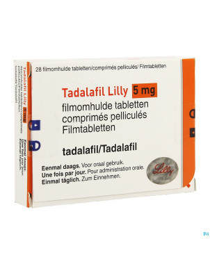 Tadalafil lilly  5mg comp pell 28 x  5mg