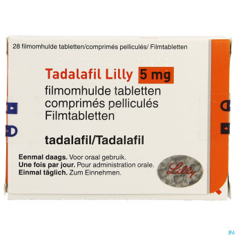Tadalafil lilly  5mg comp pell 28 x  5mg