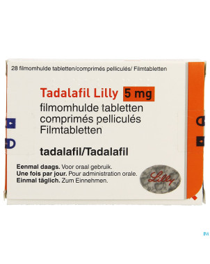 Tadalafil lilly  5mg comp pell 28 x  5mg