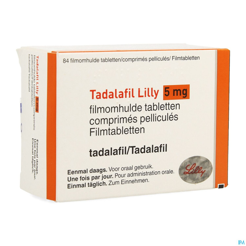 Tadalafil lilly  5mg comp pell 84 x  5mg