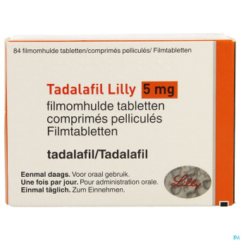 Tadalafil lilly  5mg comp pell 84 x  5mg