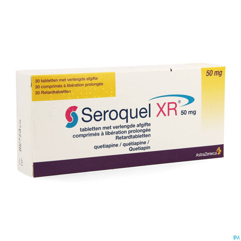 Seroquel xr 50mg pi pharma lib.prol. comp 30 pip