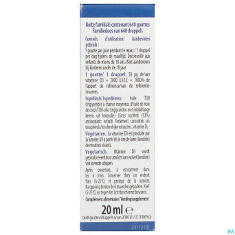 Vitamine d3 forte    fl 20ml