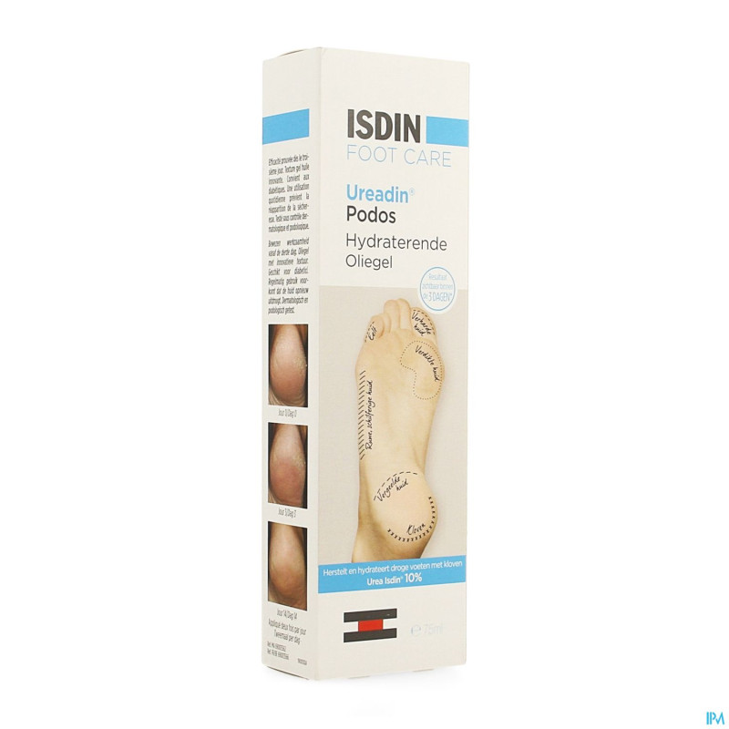 Isdin ureadin podos gel huile hydratant    75ml