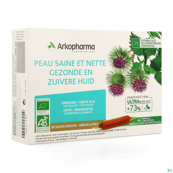 Arkofluide bardane ortie amp 20x10ml