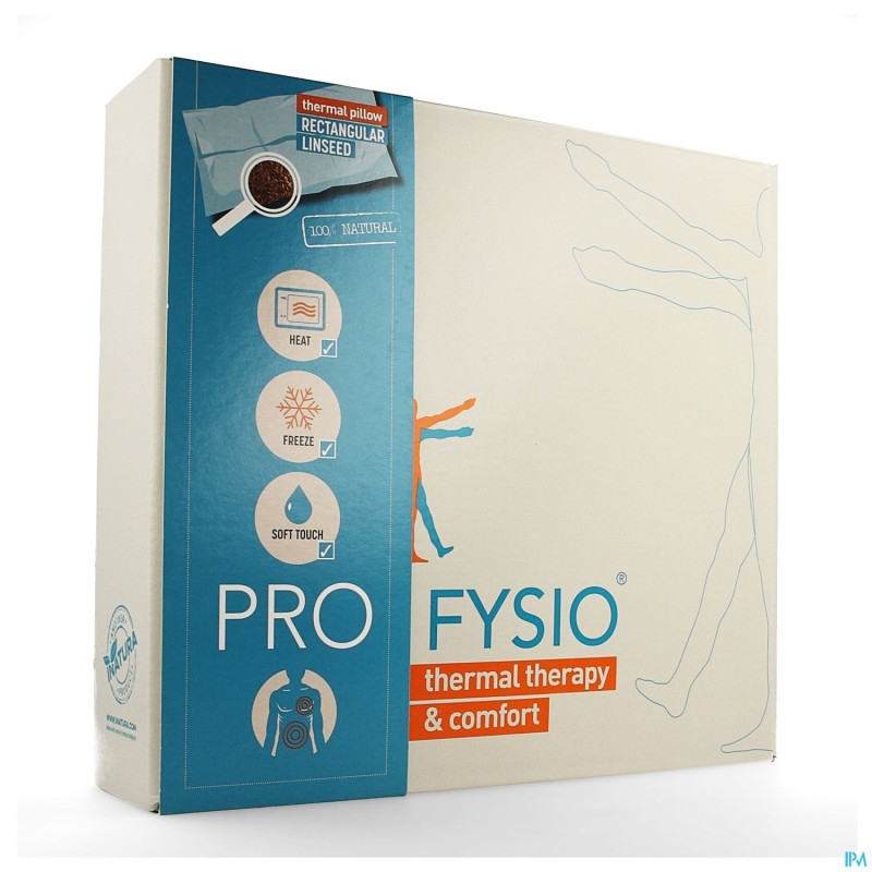 Profysio lin graine coussin 20x40cm