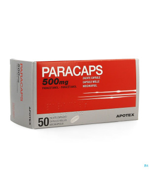 Paracaps 500mg caps molles 50 x 500mg