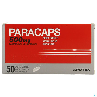 Paracaps 500mg caps molles 50 x 500mg