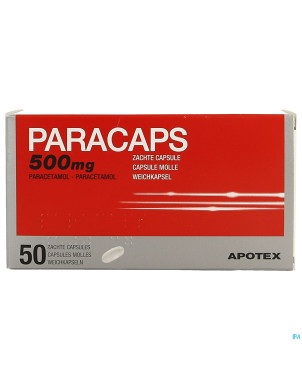 Paracaps 500mg caps molles 50 x 500mg