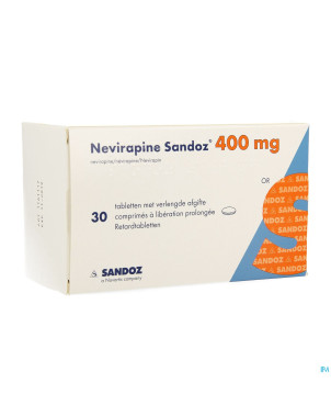 Nevirapine sandoz 400mg lib.prol. comp 30