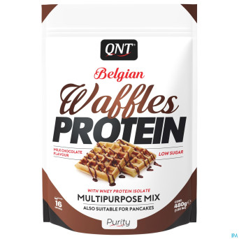 Belgian waffles protein milk chocolate 480g