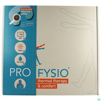 Profysio lin graine coussin horse shoe cervico