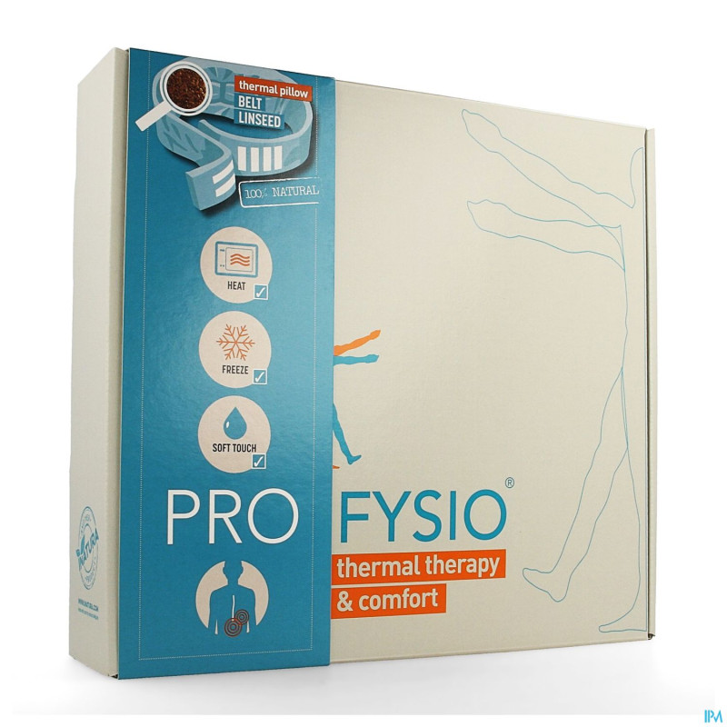 Profysio lin graine coussin belt dorso    125x21cm