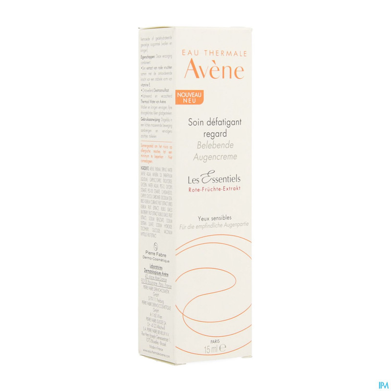 Avene essentiels soin defatigant regard    15ml