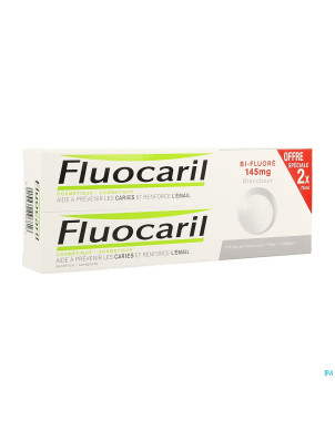 Fluocaril bi-fluore 145 blancheur duo 2x75ml