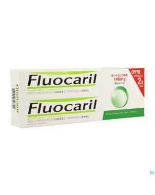 Fluocaril bi-fluore 145 blancheur duo 2x75ml