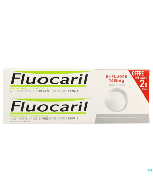 Fluocaril bi-fluore 145 blancheur duo 2x75ml