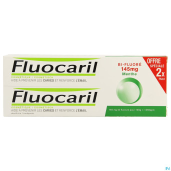 Fluocaril bi-fluore 145 blancheur duo 2x75ml