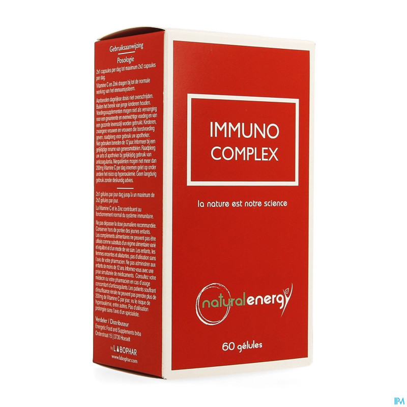 Natural energy immuno complex  caps 60