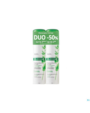 Klorane capil. sh sec ortie teinte    2x150ml