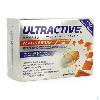 Ultractive magnesium 630mg  comp 60