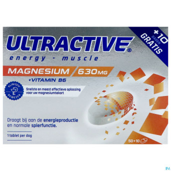 Ultractive magnesium 630mg  comp 60