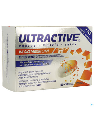 Ultractive magnesium 630mg  comp 60