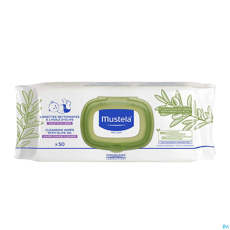 Mustela bb lingettes nettoy. change huile olive 50