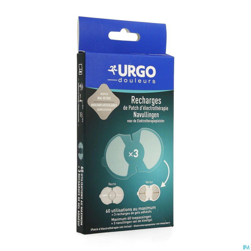 Urgo patch electrotherapie recharge 3
