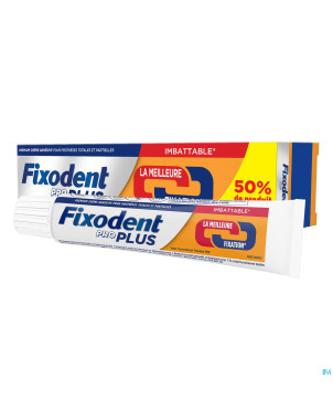 Fixodent pro plus duo action pate adhesive    60g