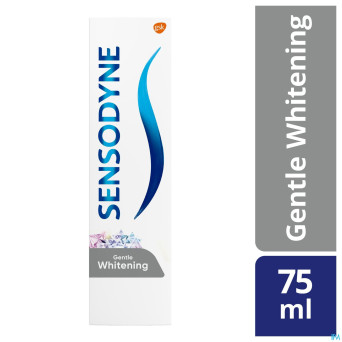 Sensodyne gentle whitening dentifrice    75ml