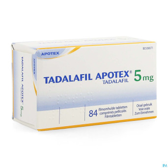 Tadalafil apotex  5mg comp pell  84