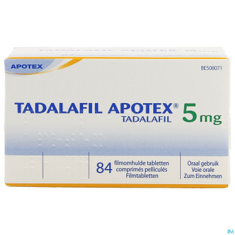 Tadalafil apotex  5mg comp pell  84