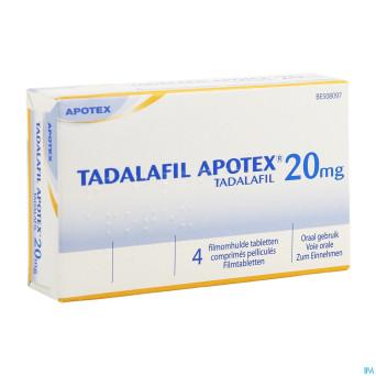 Tadalafil apotex 20mg comp pell   4