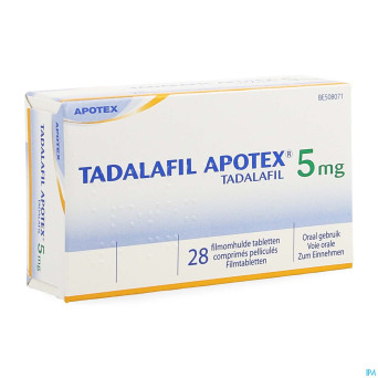 Tadalafil apotex  5mg comp pell  28