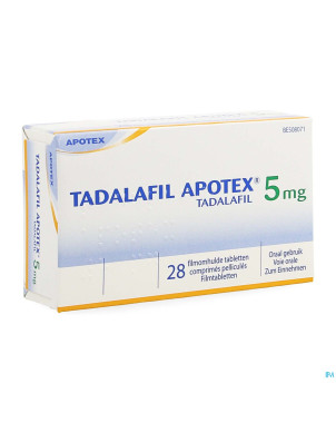 Tadalafil apotex  5mg comp pell  28