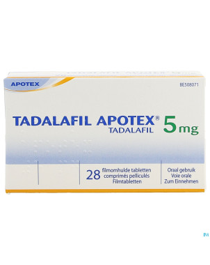 Tadalafil apotex  5mg comp pell  28