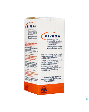 Kivexa abacus 600mg/300mg comp pell 30