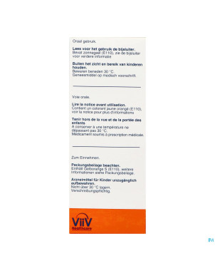 Kivexa abacus 600mg/300mg comp pell 30