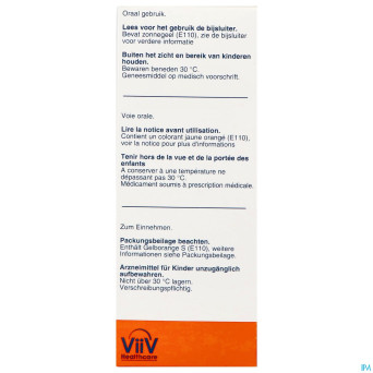 Kivexa abacus 600mg/300mg comp pell 30