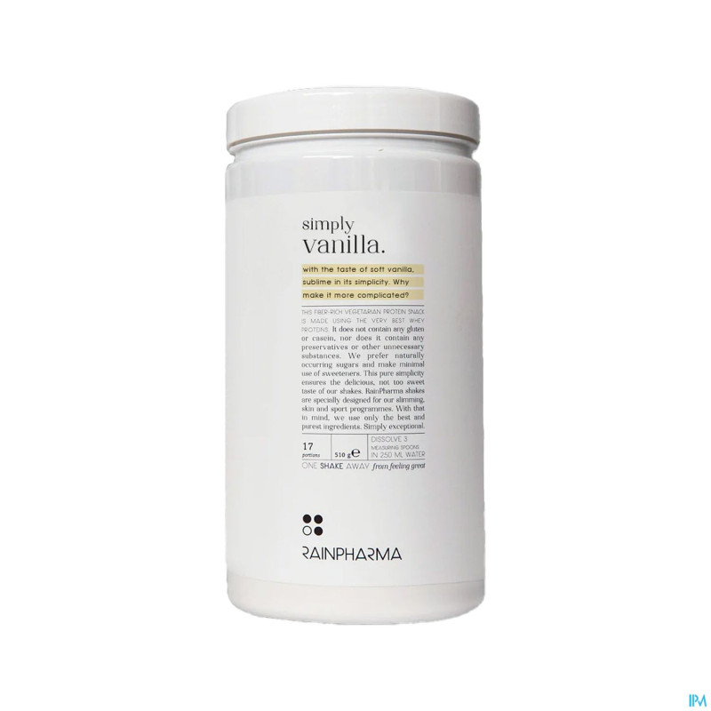 Rainpharma shake classic simply vanilla 510g