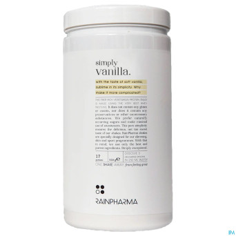 Rainpharma shake classic simply vanilla 510g