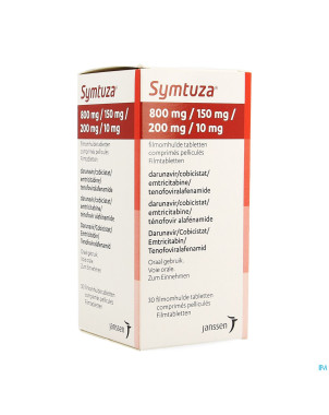 Symtuza 800mg/150mg/200mg/10mg comp pell  30