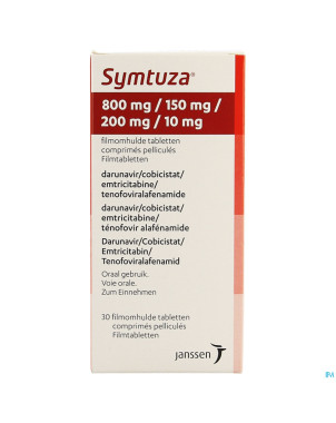 Symtuza 800mg/150mg/200mg/10mg comp pell  30