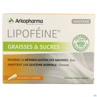 Lipofeine graisses sucres   caps 60
