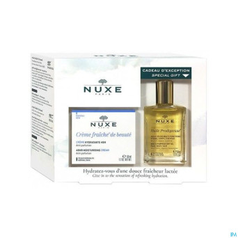 Nuxe coffret cr fraiche hydra 48h ps 50ml+hle 30ml