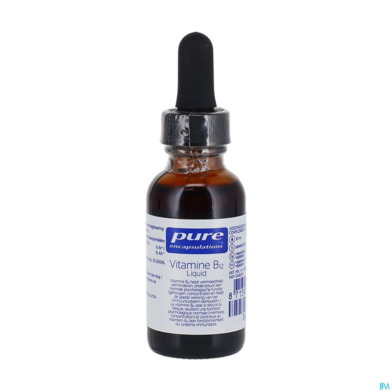 Pure encapsulations vitamine b12 liquid    30ml